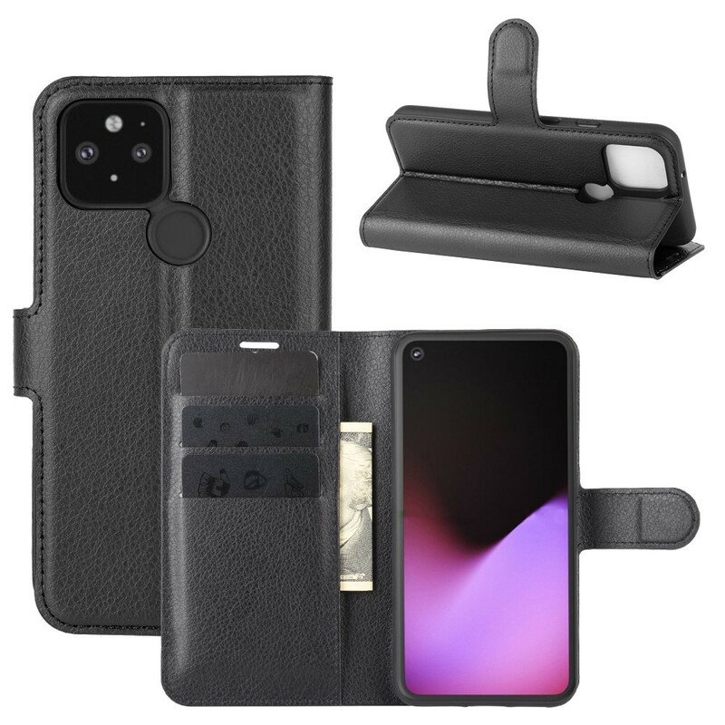 Fodral Google Pixel 4A 5G Klassiskt Konstläder