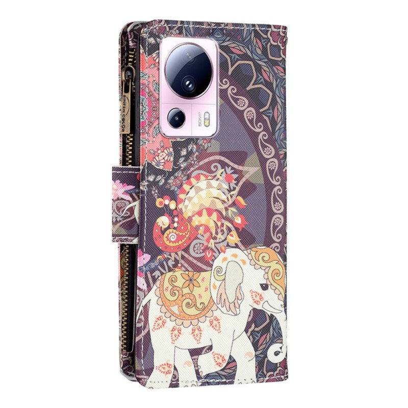 Fodral Xiaomi 13 Lite Plånboksfodral Elefantplånbok