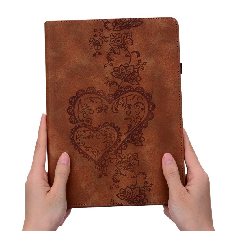 Case Samsung Galaxy Tab S10 Fe Telefonfodral Hjärtan