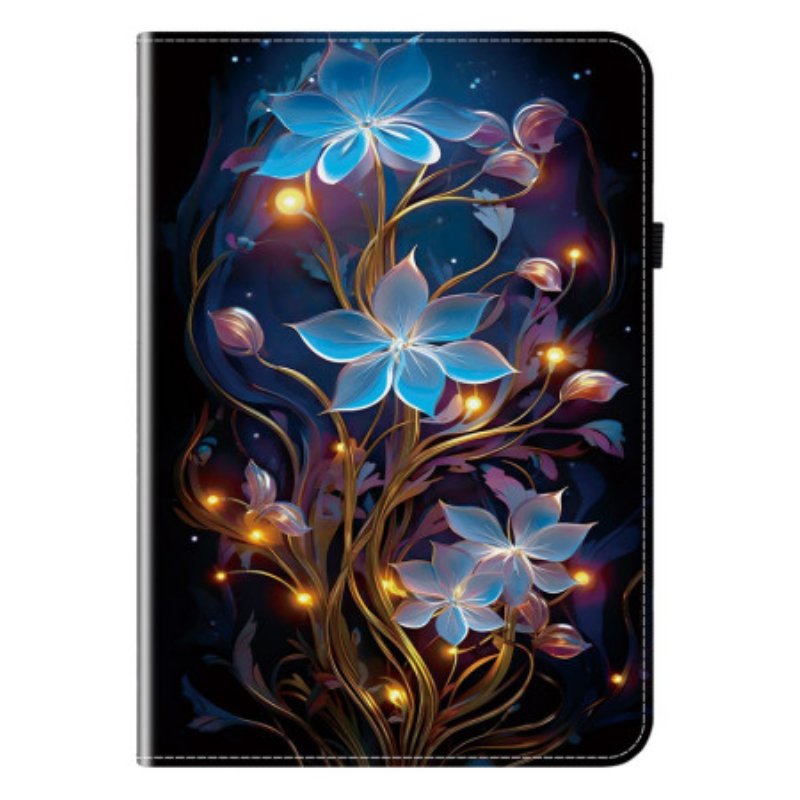 Fodral Samsung Galaxy Tab S10 Fe Blommönster
