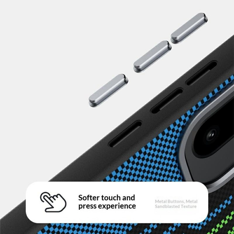 Skal För Oneplus 15r Abeel Mikropräglad Magnetisk Plånbok