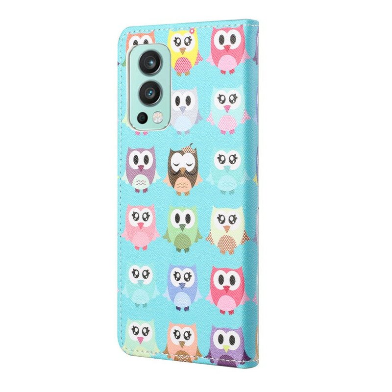 Fodral OnePlus Nord 2 5G Flera Ugglor