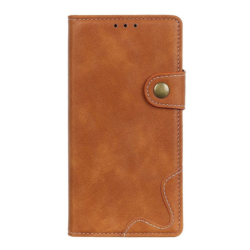 Folio-fodral OnePlus Nord 2 5G Konstnärlig Sömnadsknapp