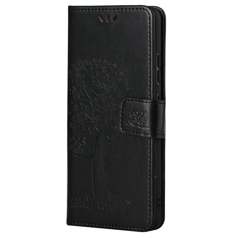 Folio-fodral OnePlus Nord 2 5G Med Kedjar Stringträd Och Ugglor