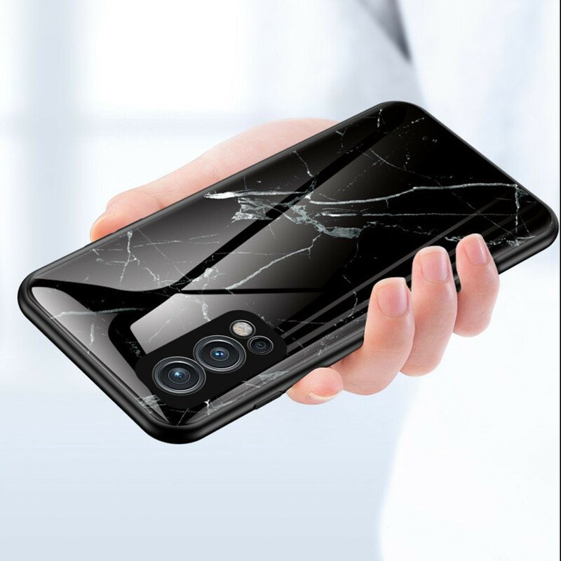 Skal OnePlus Nord 2 5G Marmorfärger Härdat Glas