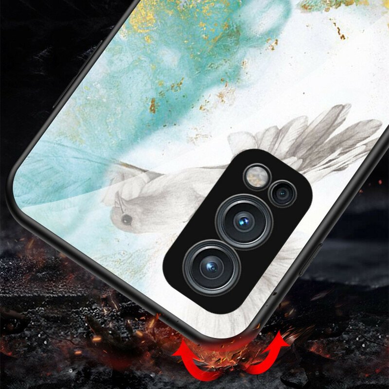 Skal OnePlus Nord 2 5G Marmorfärger Härdat Glas