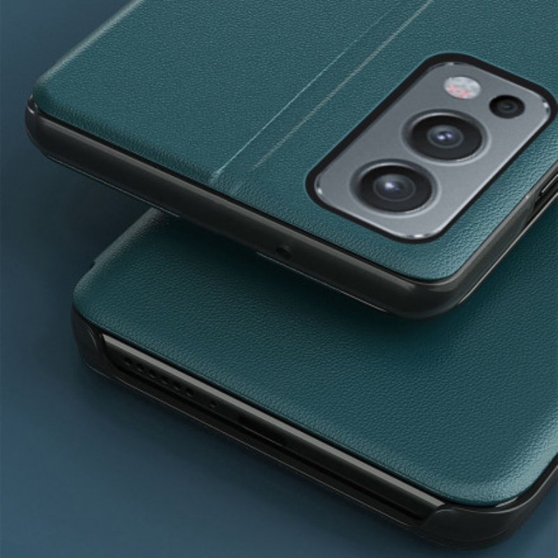 Skal OnePlus Nord 2 5G Texturerat Konstläder