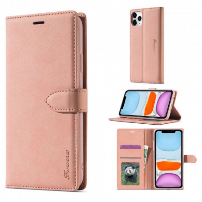 Fodral iPhone 11 Pro Imiterat Läder Forwenw