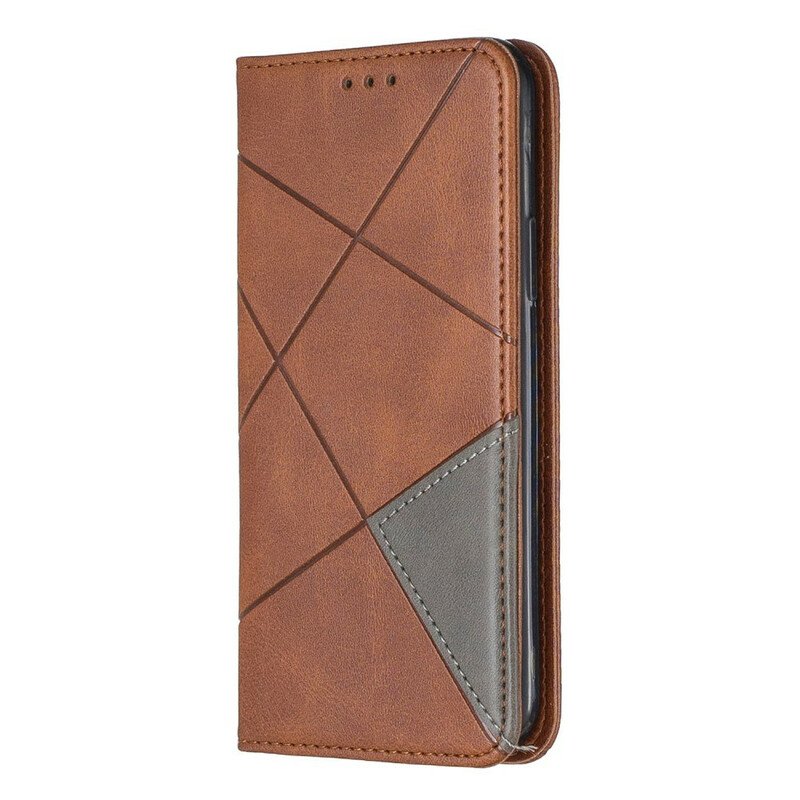 Folio-fodral iPhone 11 Pro Läderfodral Artist Stil