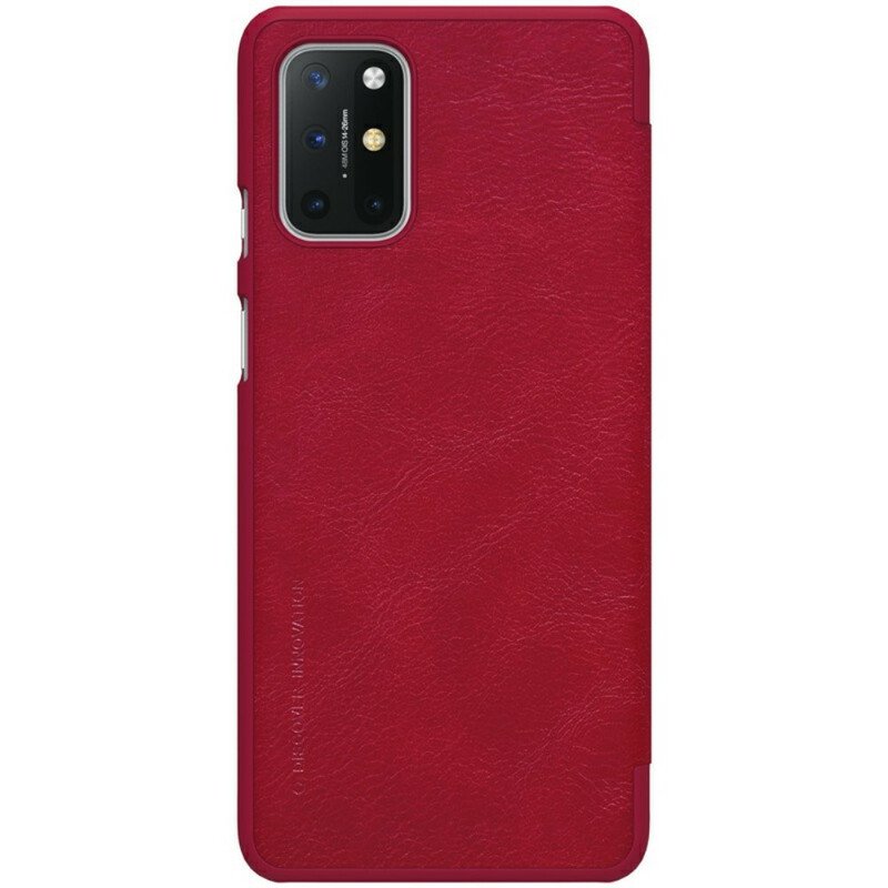 Folio-fodral OnePlus 8T Läderfodral Nillkin Qin-serien