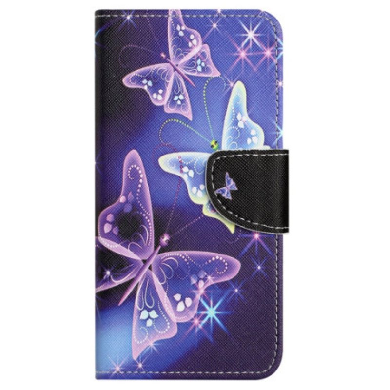 Fodral Honor 200 Lite Glittrande Fjärilar
