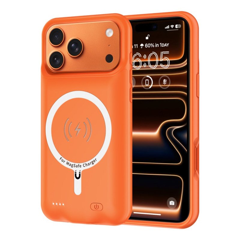 6000mah Powerbankskal För iPhone 17 Pro Max Med Magsafe