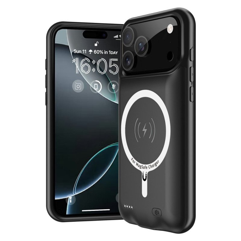 6000mah Powerbankskal För iPhone 17 Pro Max Med Magsafe