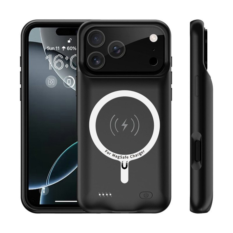 6000mah Powerbankskal För iPhone 17 Pro Max Med Magsafe