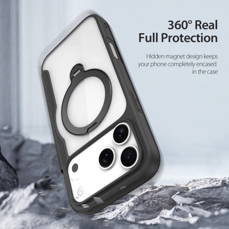 Folio-fodral iPhone 17 Pro Max Magsafe Med Skin X Pro Series Dux Ducis-fäste