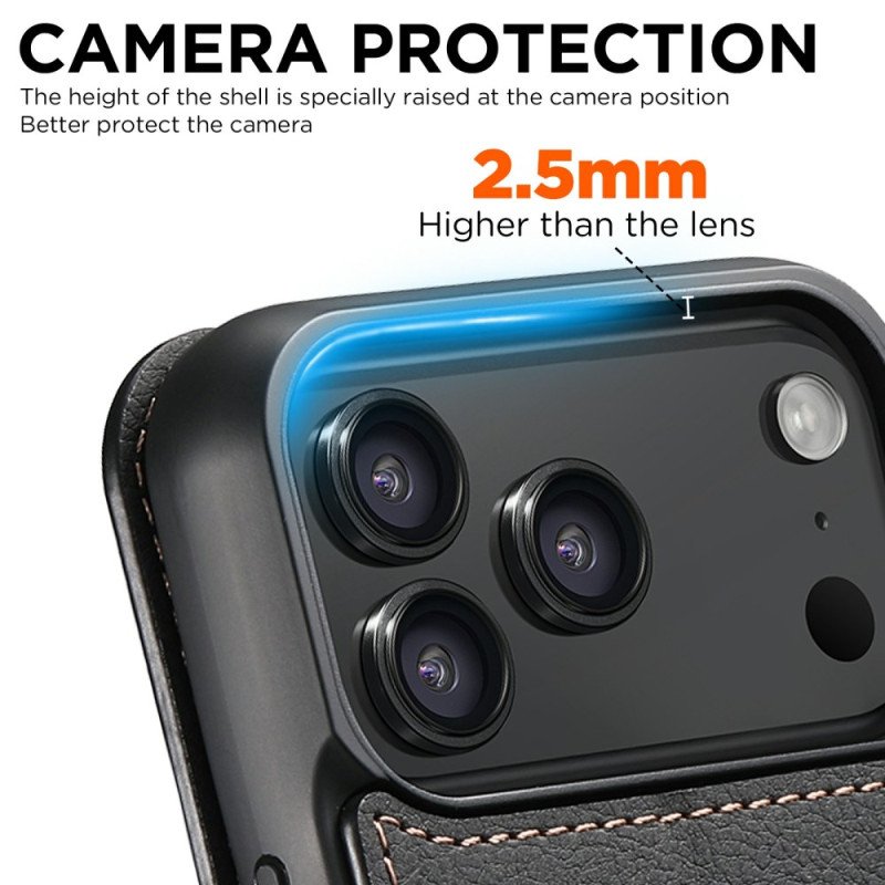 Folio-fodral iPhone 17 Pro Max Telefonfodral Magsafe-kompatibel Suteni