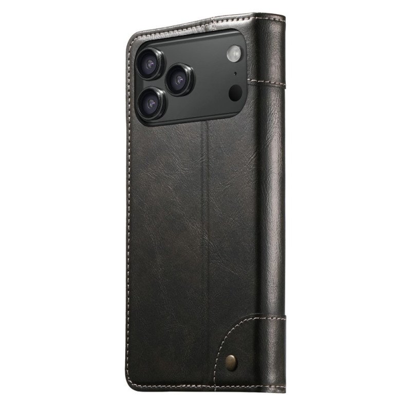 Folio-fodral iPhone 17 Pro Max Vintage Suteni