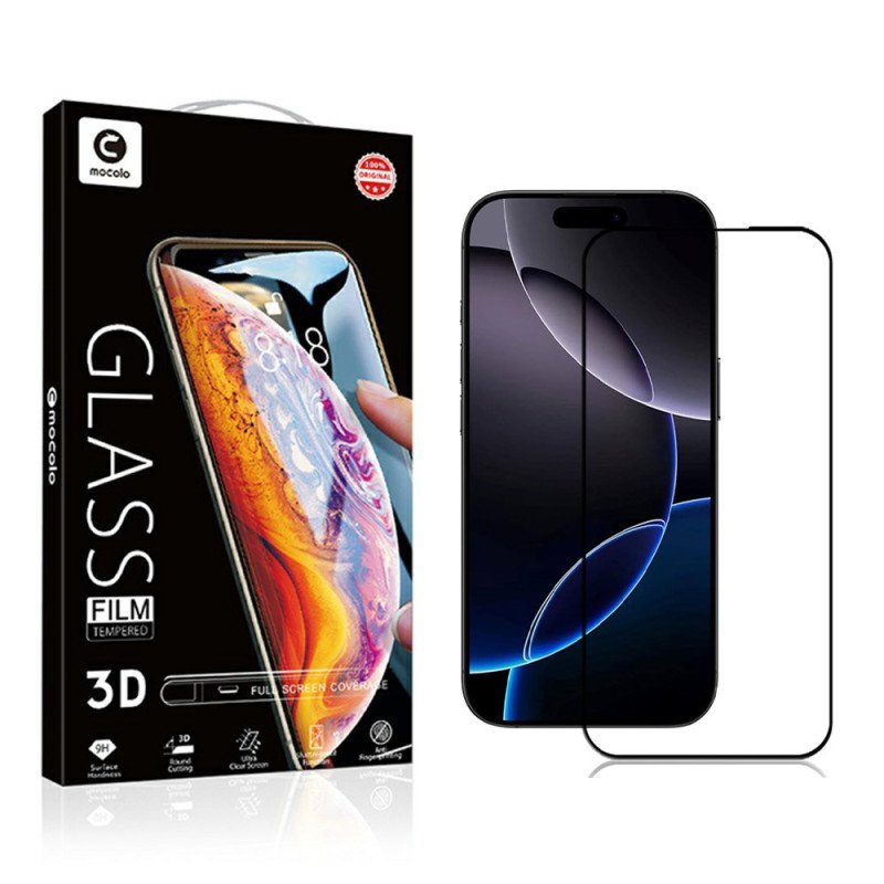 Heltäckande Skärmskydd I Härdat Glas För iPhone 17 Pro Max