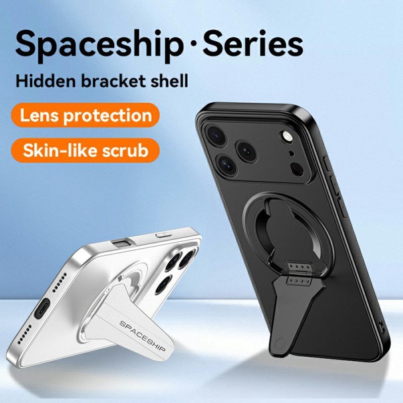 Skal För iPhone 17 Pro Max Magsafe-metalleffekt Integrerad Montering