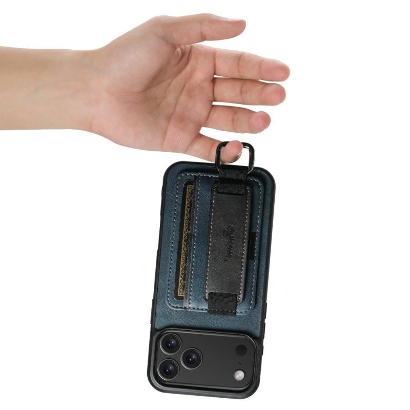 Skal För iPhone 17 Pro Max Suteni Korthållare Och Rem