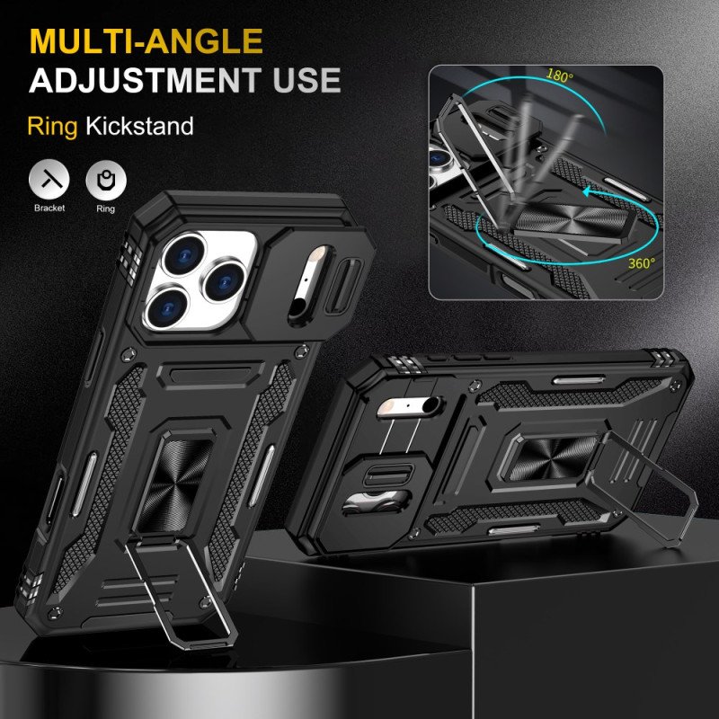 Skal iPhone 17 Pro Max Linshållare Och Skydd I Metalleffekt