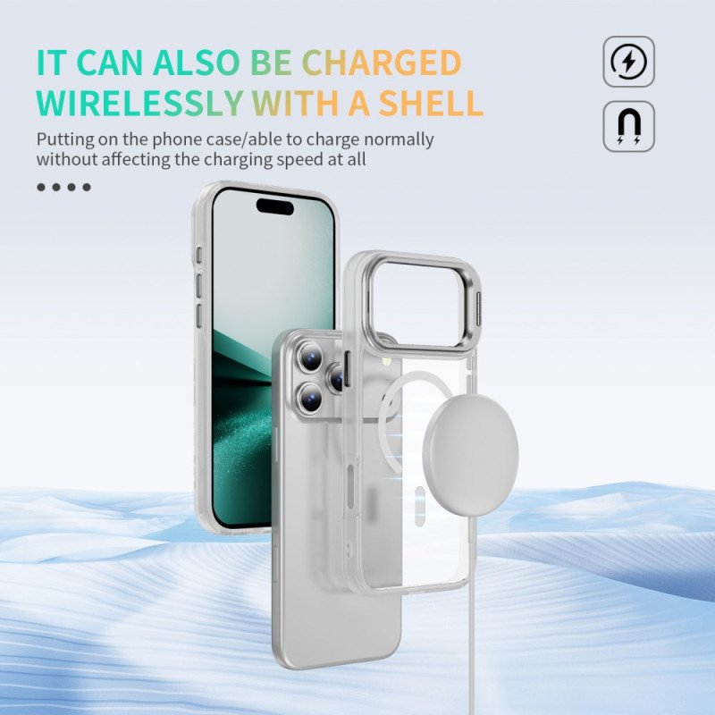 Skal iPhone 17 Pro Max Magnetisk Med Frostat Objektivfäste
