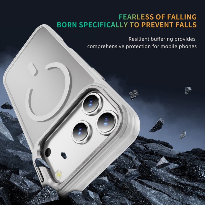 Skal iPhone 17 Pro Max Magnetisk Med Frostat Objektivfäste