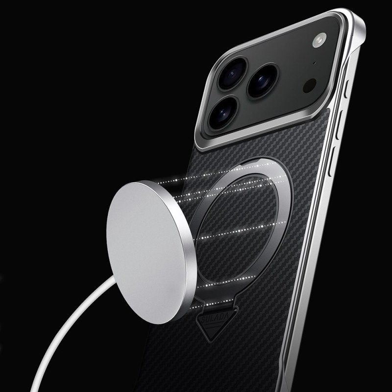 Skal iPhone 17 Pro Max Magsafe Kolfiberringfäste
