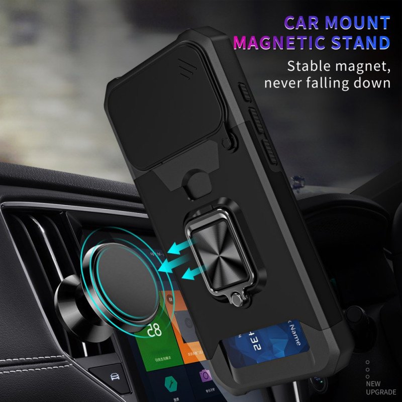 Skal iPhone 17 Pro Max Robust Stativ Och Skjutbart Skal