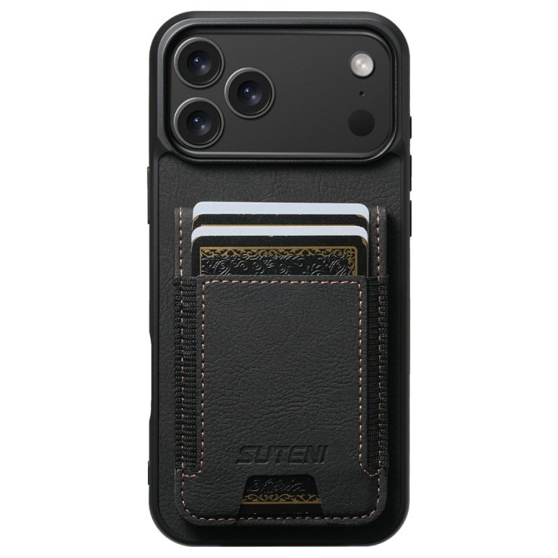 Skal iPhone 17 Pro Max Telefonfodral Korthållare Och Stativ I Retrostil