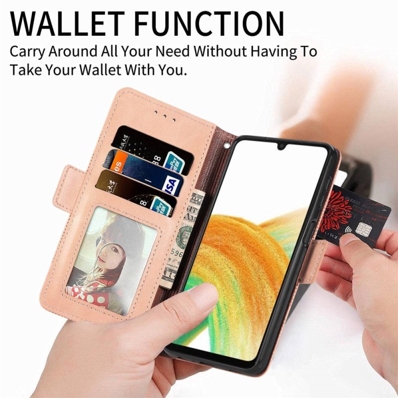 Läderfodral Samsung Galaxy A13 Snygg