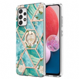 Skal Samsung Galaxy A13 Ring-bracket Blommor