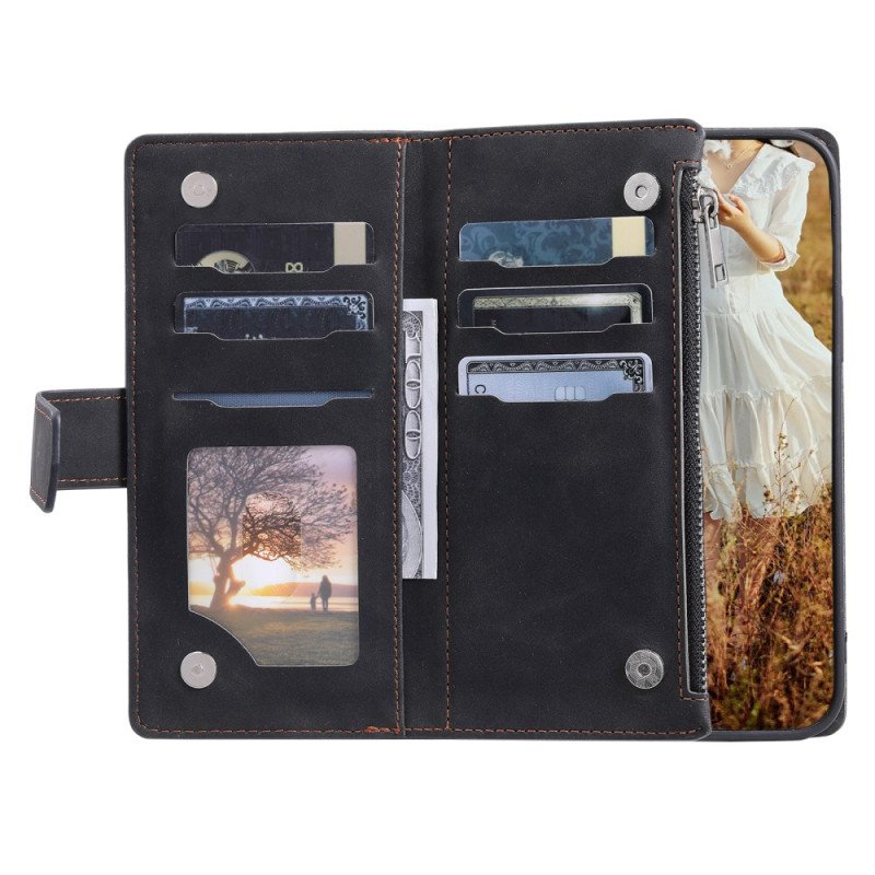 Fodral För Xiaomi 15 Pro Multifunktionell Quiltad Plånbok