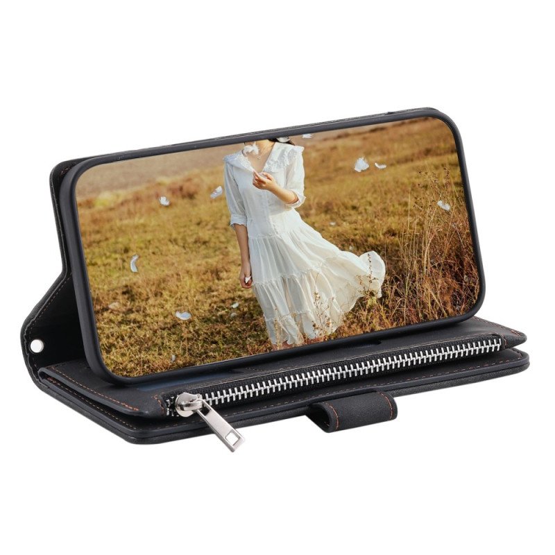 Fodral För Xiaomi 15 Pro Multifunktionell Quiltad Plånbok