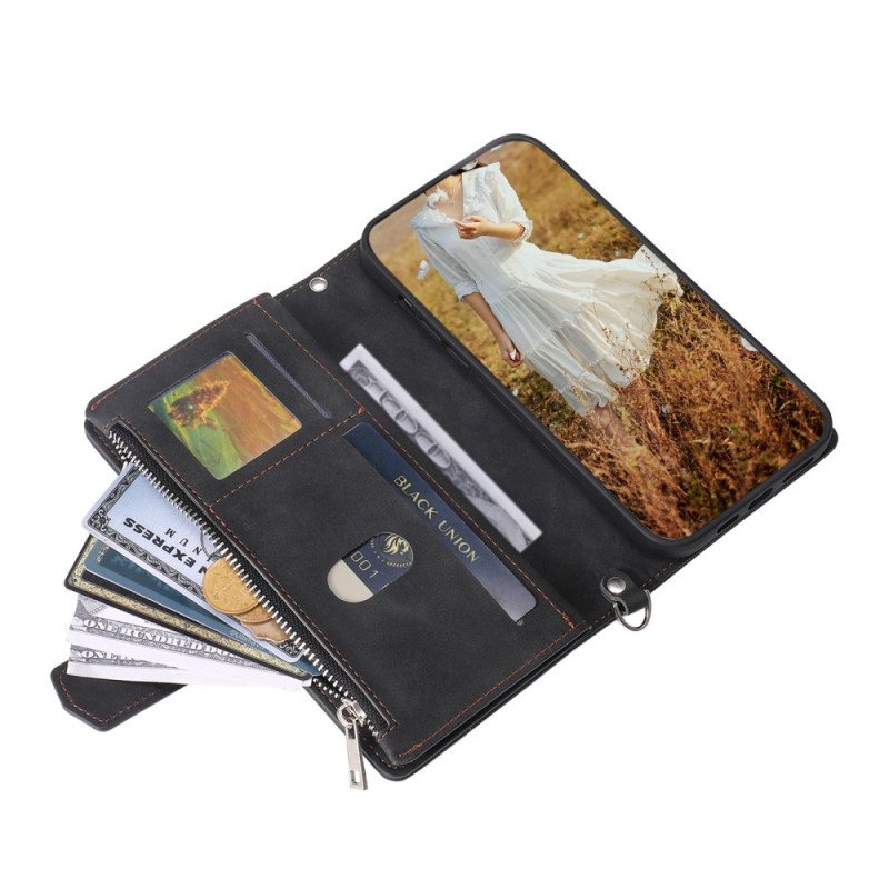 Fodral För Xiaomi 15 Pro Multifunktionell Quiltad Plånbok