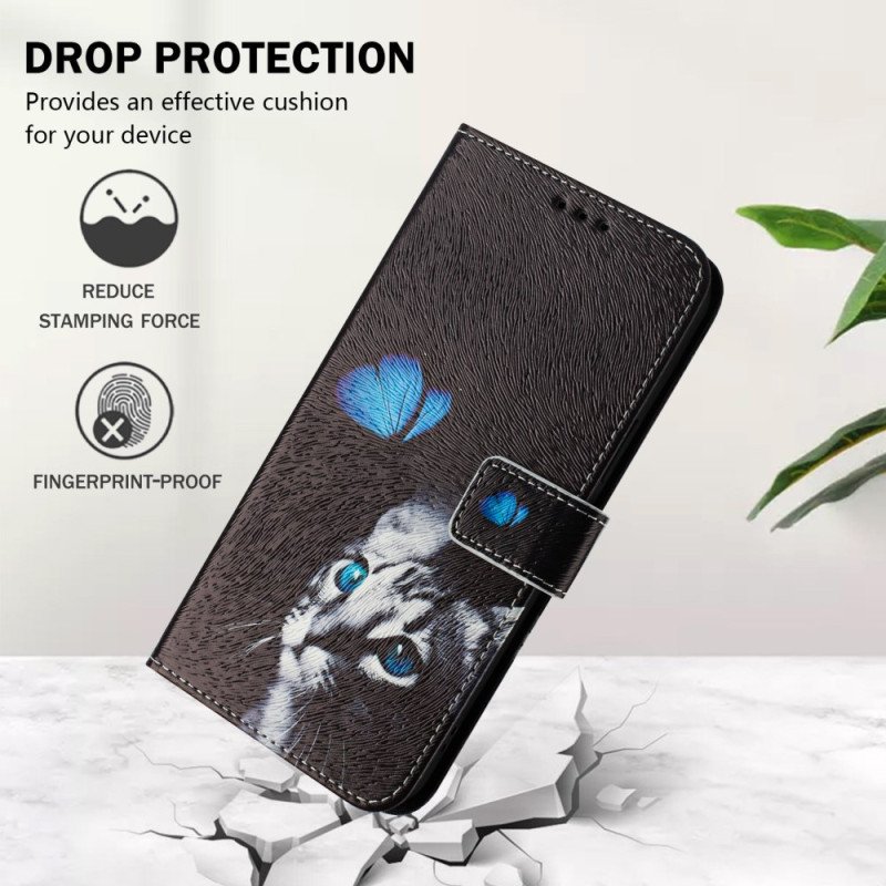 Fodral Xiaomi 15 Pro Fjäril Och Katt