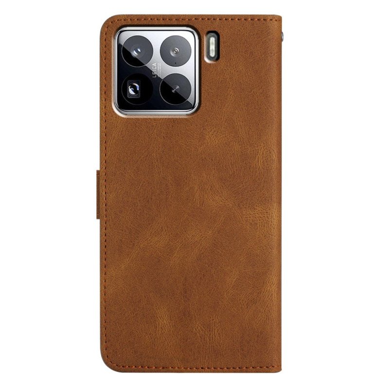 Fodral Xiaomi 15 Pro Linjer Och Ränder Med Rem