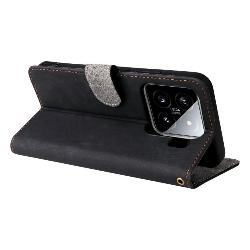 Fodral Xiaomi 15 Pro Rfid-skyddande Mockaeffekt