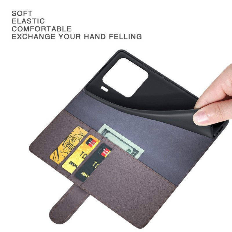 Läderfodral Xiaomi 15 Pro Telefonfodral Äkta Läder