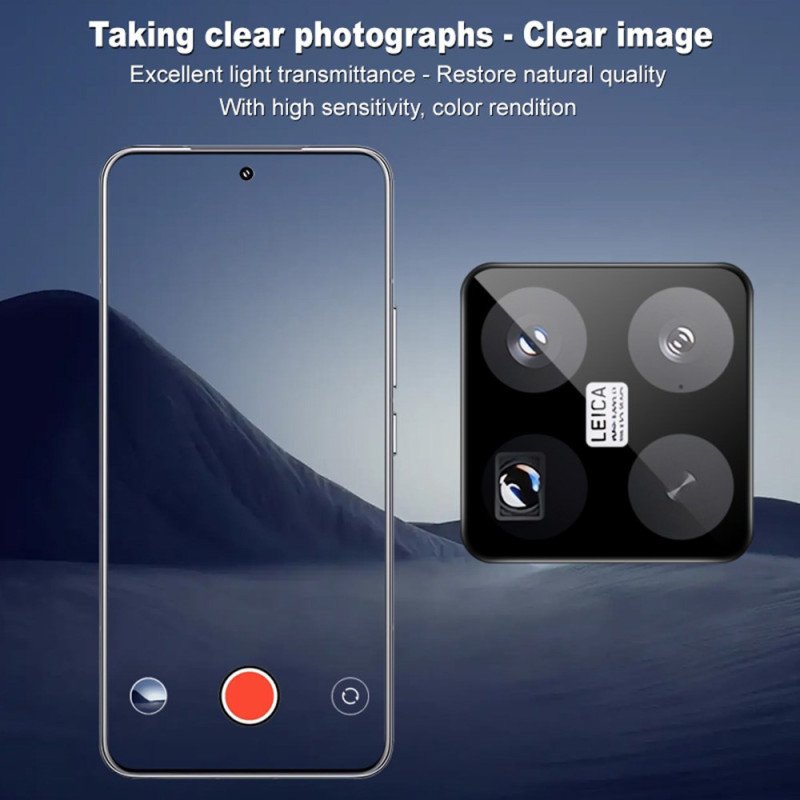 Linsskydd I Härdat Glas För Xiaomi 15 Pro Med Självjusterande Ram