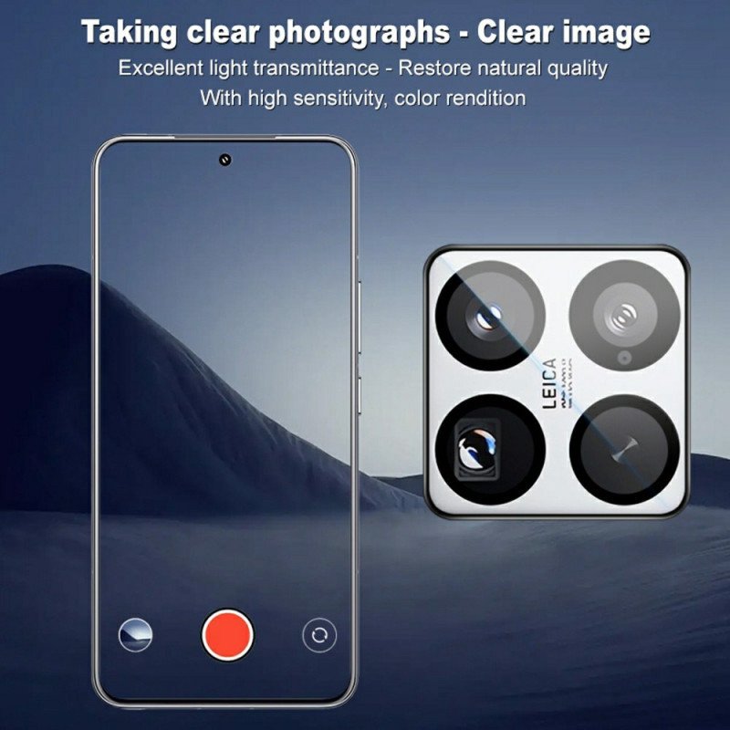 Linsskydd I Härdat Glas För Xiaomi 15 Pro Självpositionerande Ram