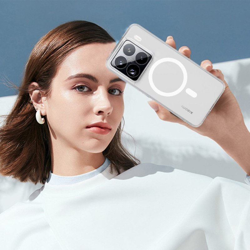 Skal Xiaomi 15 Pro Kompatibel Med Genomskinlig Magsafe