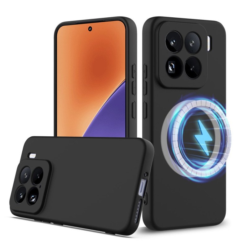 Skal Xiaomi 15 Pro Magsafe-kompatibel Flytande Silikon Med Rem