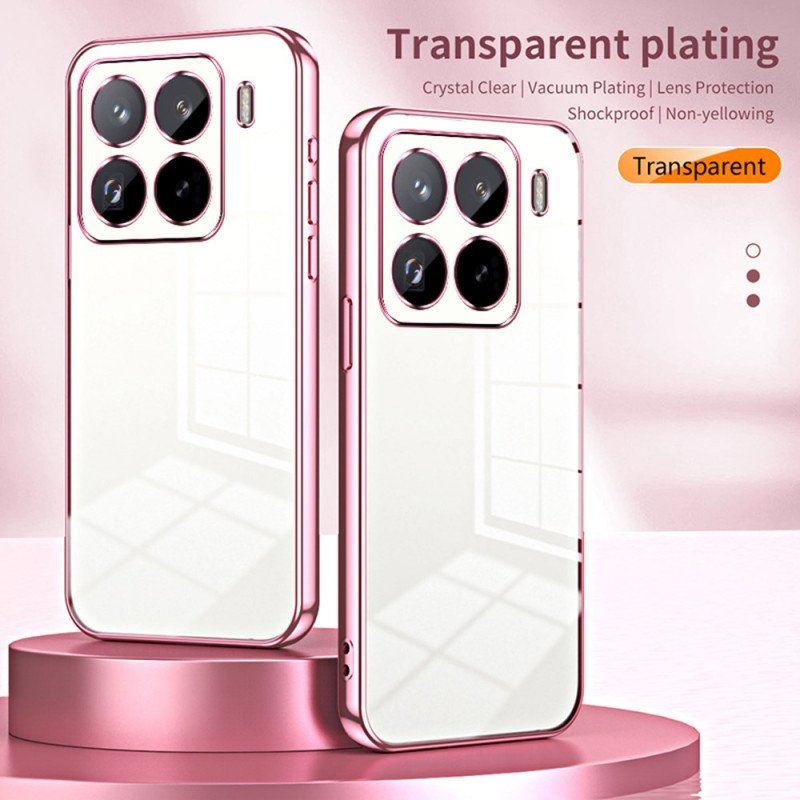 Skal Xiaomi 15 Pro Telefonfodral Metalleffektkant