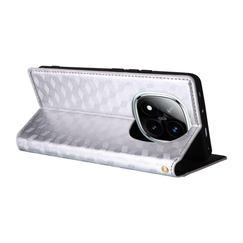 Folio-fodral Poco X7 5g Glansigt 3d-mönster