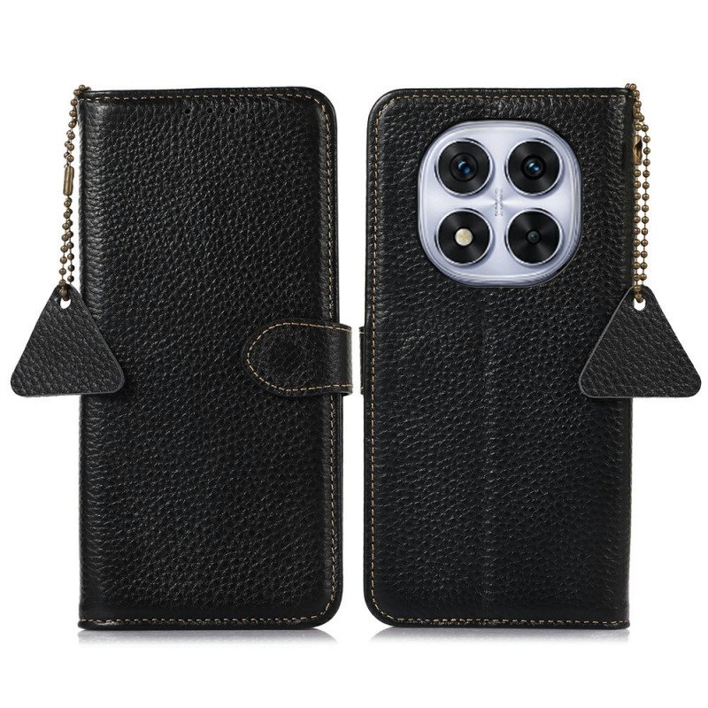 Läderskal Fodral Poco X7 5g Äkta Läder Rfid-blockerande