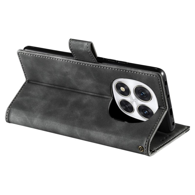 Läderskal Fodral Poco X7 5g Tvåfärgad Vintage