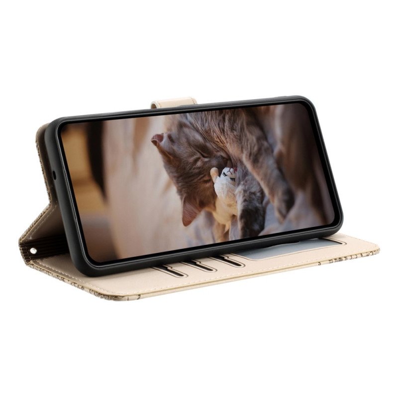 Skyddsfodral Poco X7 5g Kattmönster-snodd