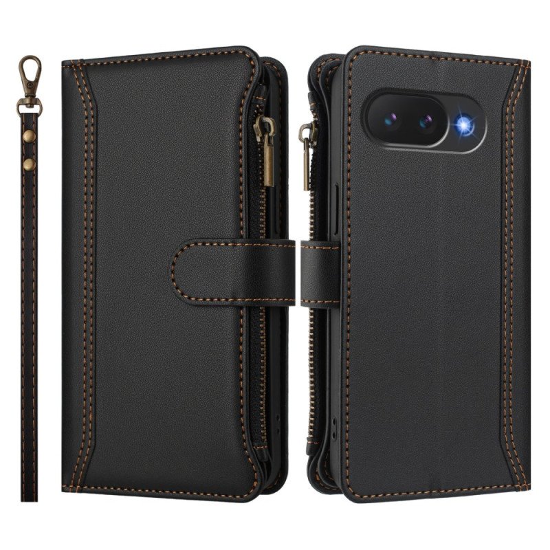 Fodral För Google Pixel 10a Plånbok Med 9 Kortfack