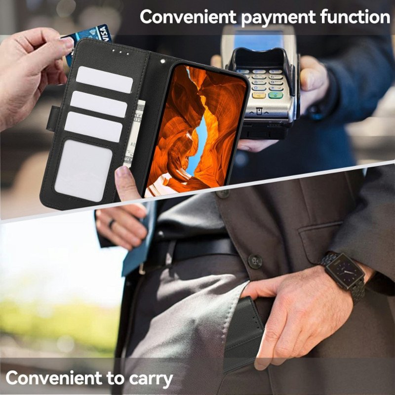 Fodral För Google Pixel 10a Rfid-skyddande Lädereffekt